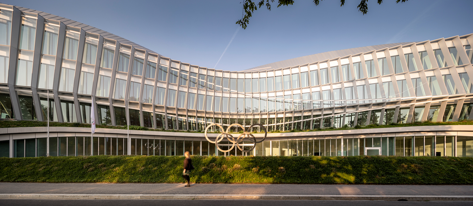 Nová centrála Mezinárodního olympijského výboru je jednou z nejekologičtějších budov světa