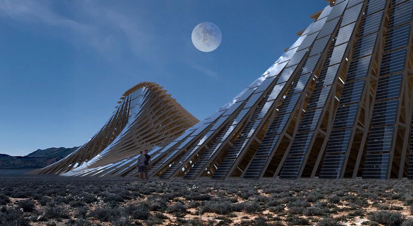 NUDES navrhli Solární horu pro kultovní festival Burning Man