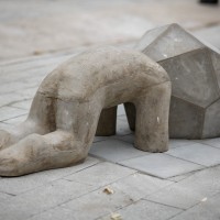 Vingriai Square Sculpture Vilnius by Saulius Žiūra