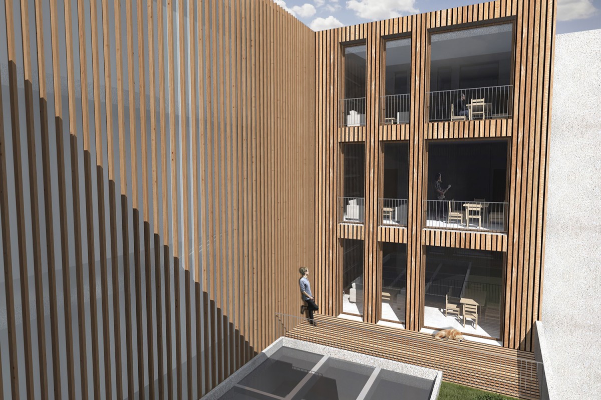 Cenu Arnošta Wiesnera 2017 získal Michal Králik za Polyfunkční dům v proluce