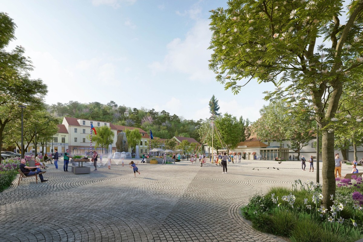 Revitalizace umožní na Zbraslavském náměstí organizaci městských radovánek, říká Tomáš Klapka z ateliéru.tečka