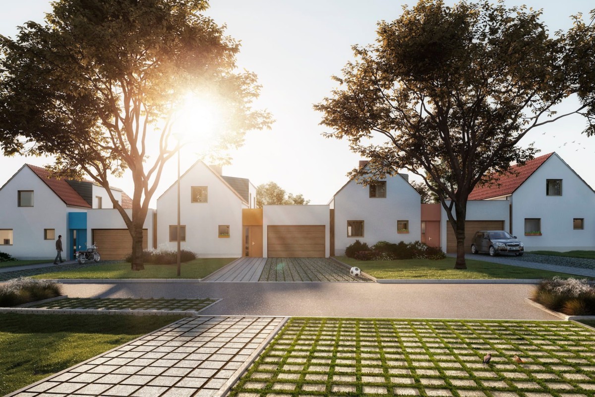 Jde venkovské bydlení do módy? U Plzně vzniká satelit inspirovaný tradičním vesnickým urbanismem