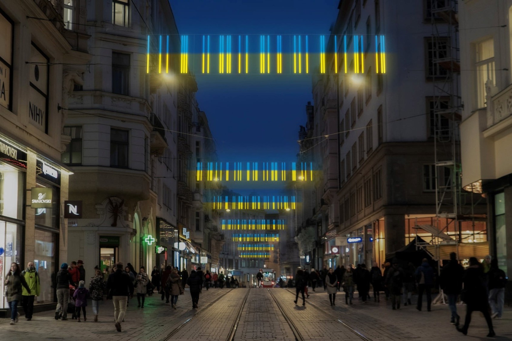 Cokoliv hezky svítí, dobře funguje, říkají multimediální architekti VISUALOVE
