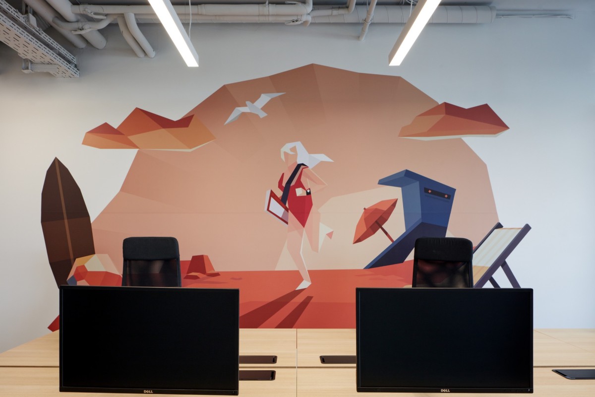 Kanceláře WebSupport vyskládalo Studio Perspektiv jako základní desku počítače