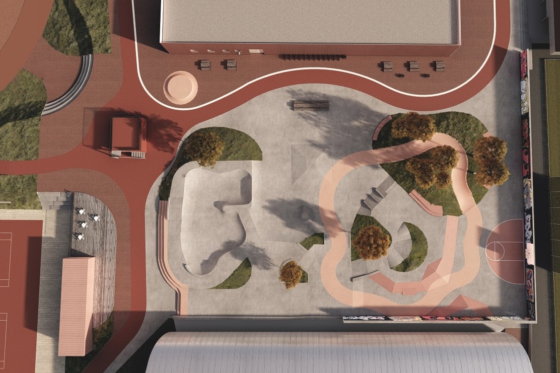 Krnov na start postaví architekti se skateboardy U / U Studio