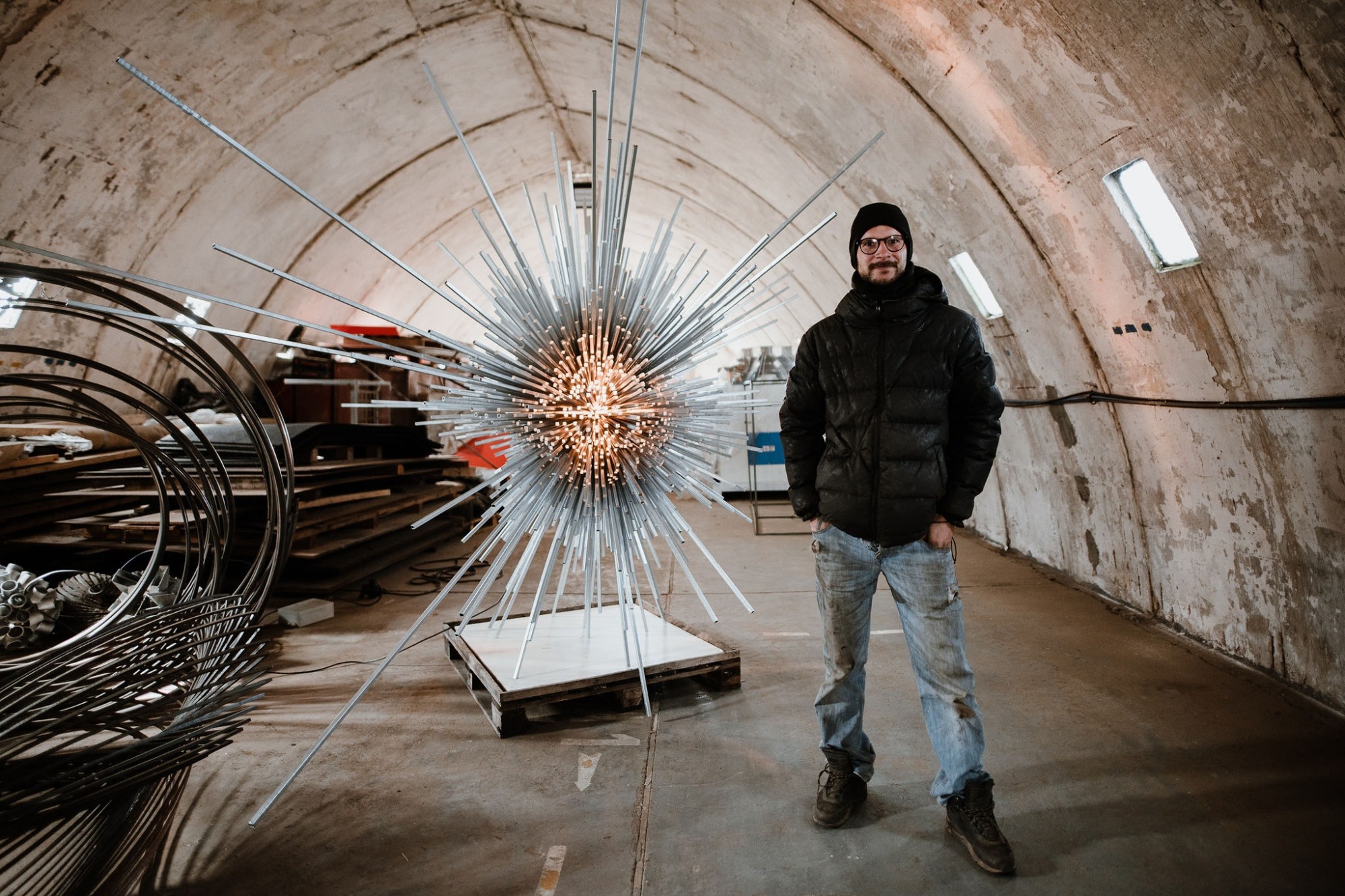 Autor instalace pro EXPO Jan Dostál: Svařovat jsem se naučil na YouTube