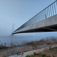 Most z UHPC v Lužci