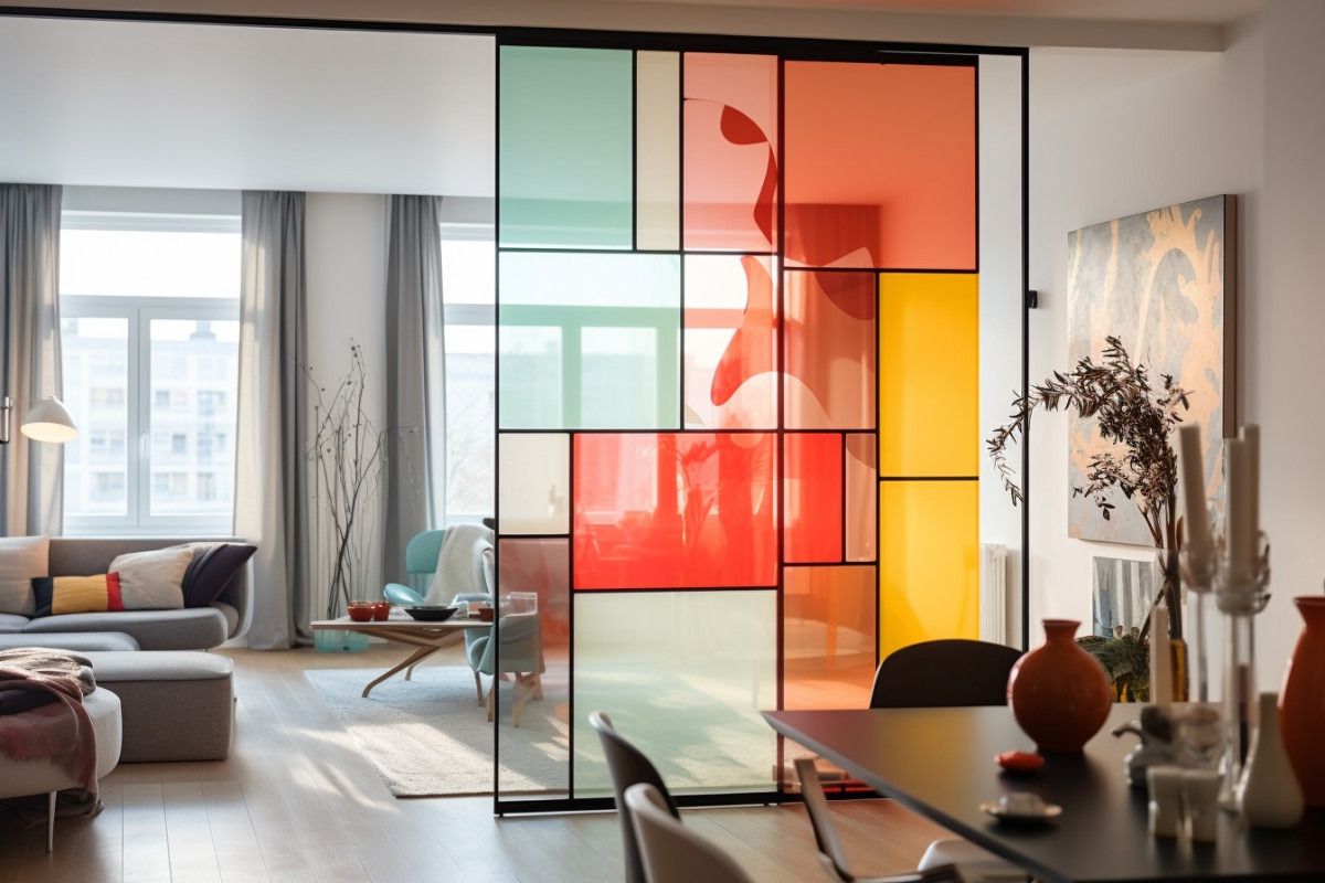 Sklo se vrací do interiéru jako designérský prvek s praktickými vlastnostmi