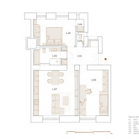 Upstructure Architects, půdorys