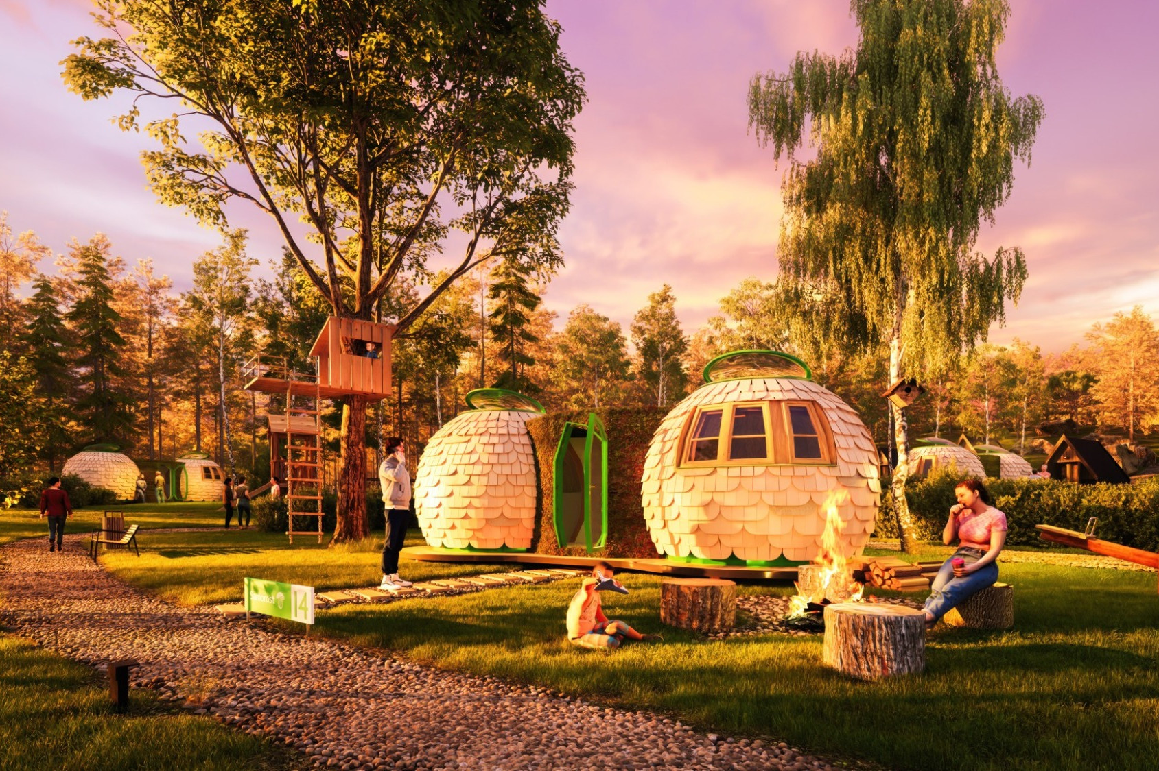 Podhoubí pro glamping; první stavba z mycelia Samorost roste u nás, bude sloužit k rekreaci