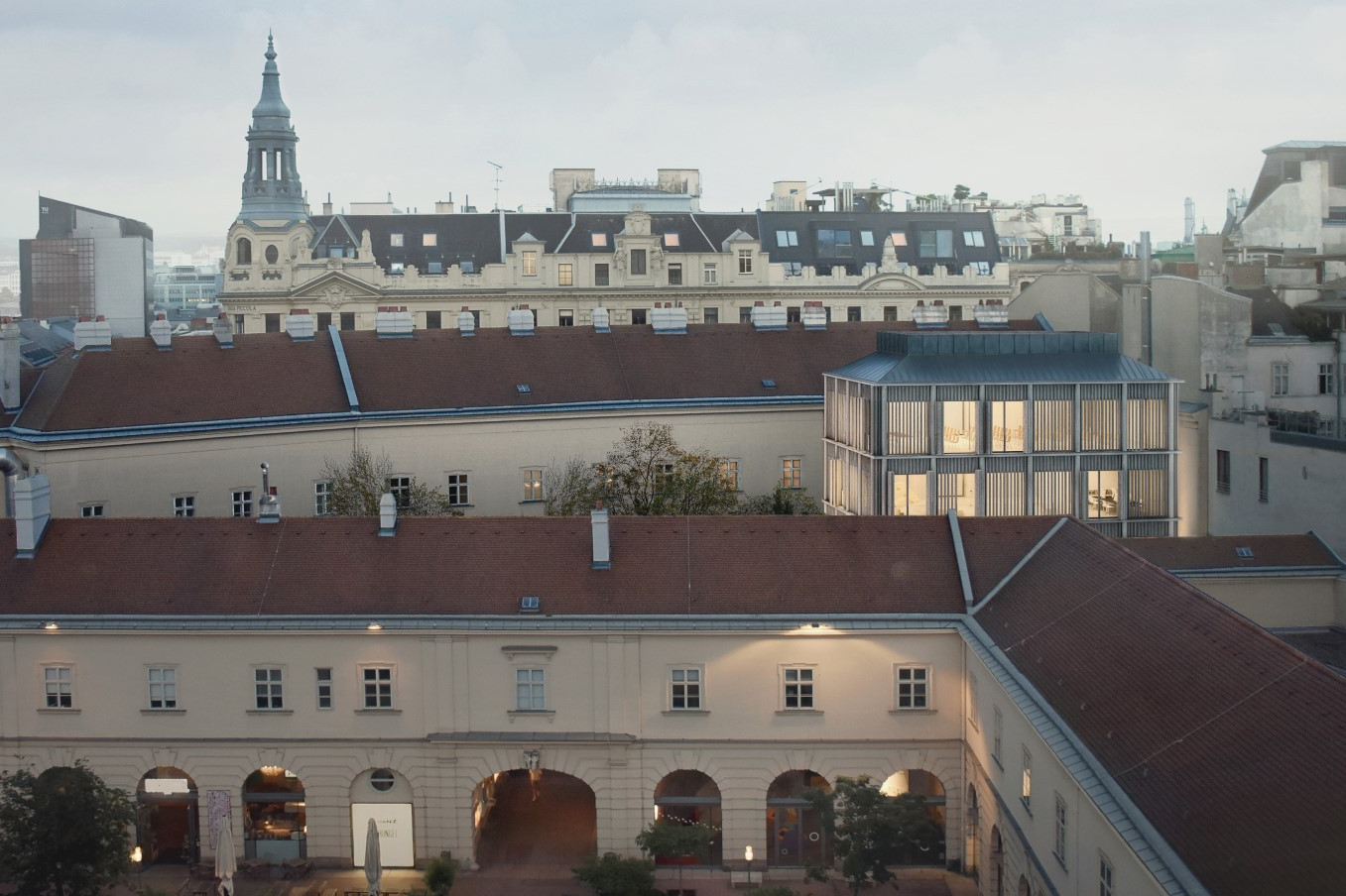 Vídeňská muzejní čtvrť se rozroste o pětipodlažní dřevostavbu