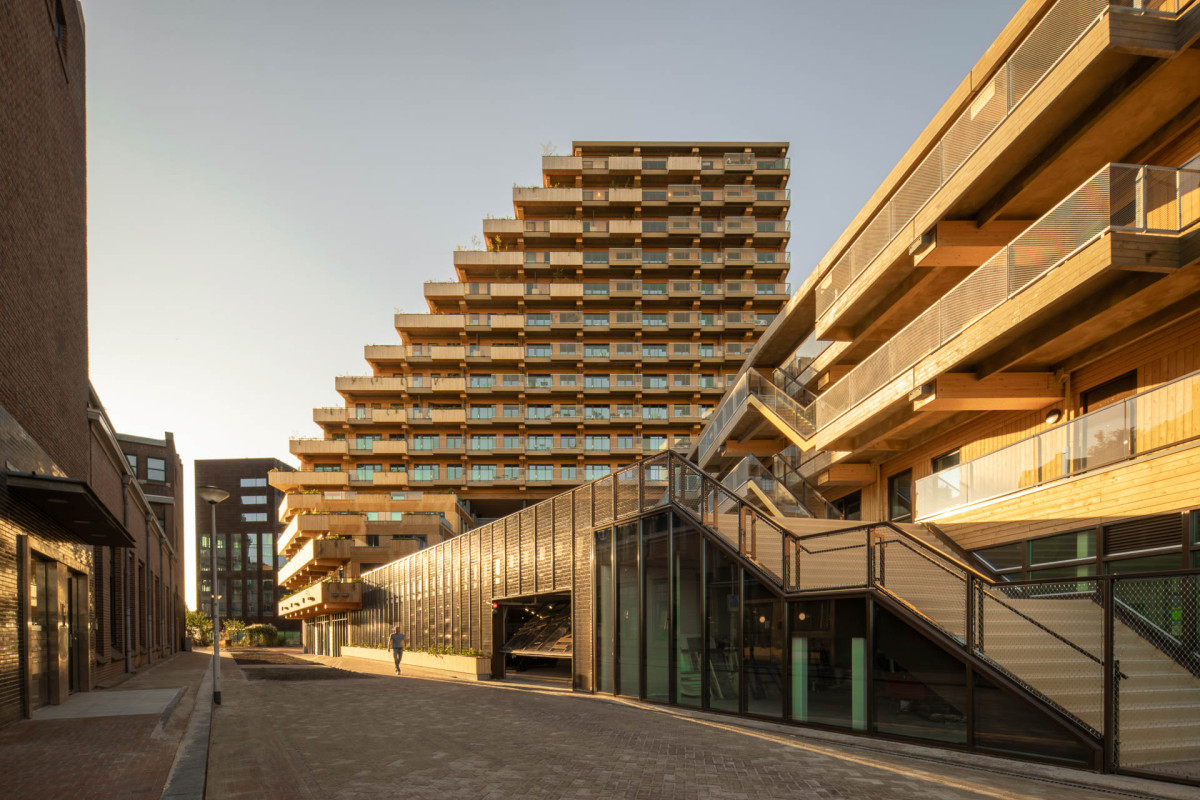 55metrová dřevostavba se pasovala na nejzdravější a nejinkluzivnější budovu ve městě