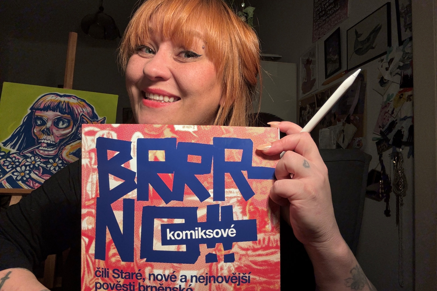Kreslila jsem klasickou pohádku o králi se 13 ženami, které postupně likviduje, říká Šárka Motyčková o komiksu BrrrNo!